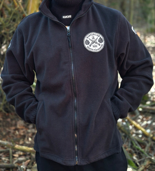 "Wanderklub" Fleece Jacke (black) Limitiert!