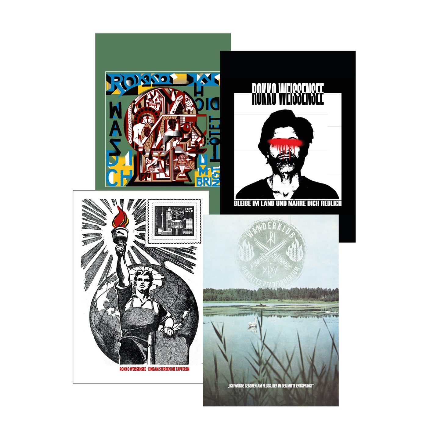 Rokko Weissensee - "Poster Bundle" (Set of 4)